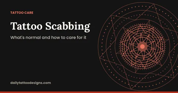 Tattoo Scabbing: What's normal and how to care for it