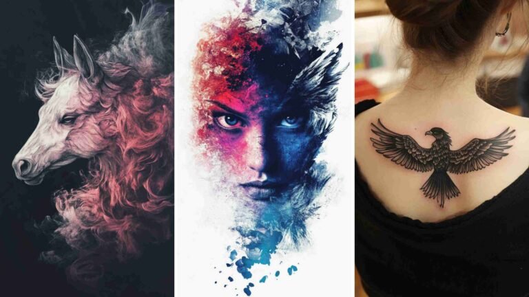 Animal Tattoos Women 4K HD Wallpapers