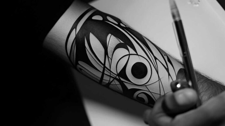 Arm Band Tattoo Sketch 4K HD Designs