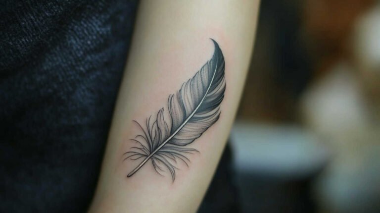 Feather Tattoos Women 4K HD Designs