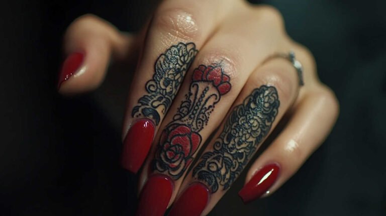 Finger Tattoos Women 4K HD Designs