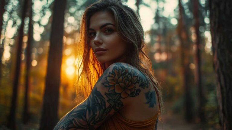 Half Sleeve Tattoos Women 4K HD Designs