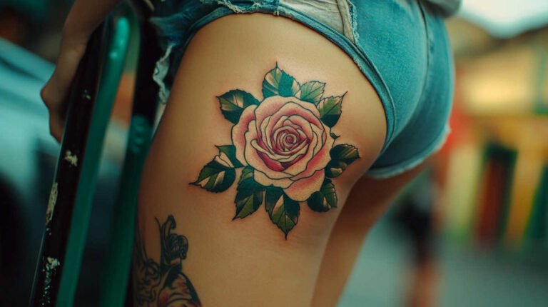 Rose Tattoos Women 4K HD Designs