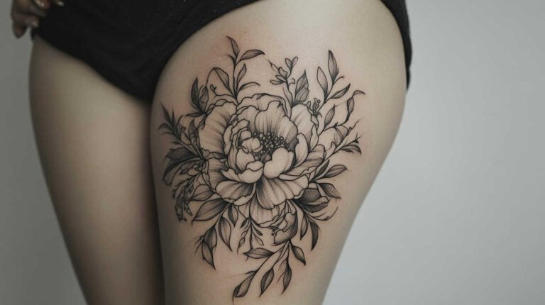Thigh Tattoos Women 4K HD Designs