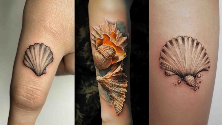 Shell Tattoos Women 4K HD Designs