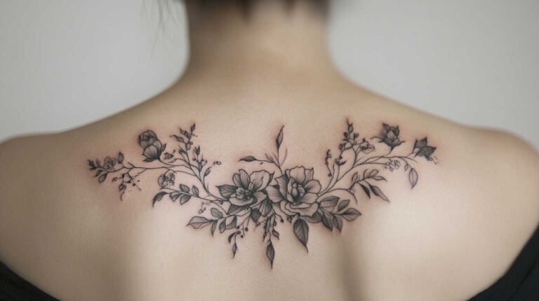 Upper Back Tattoos Women 4K HD Designs