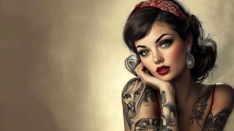 Vintage Tattoos Women 4K HD Designs