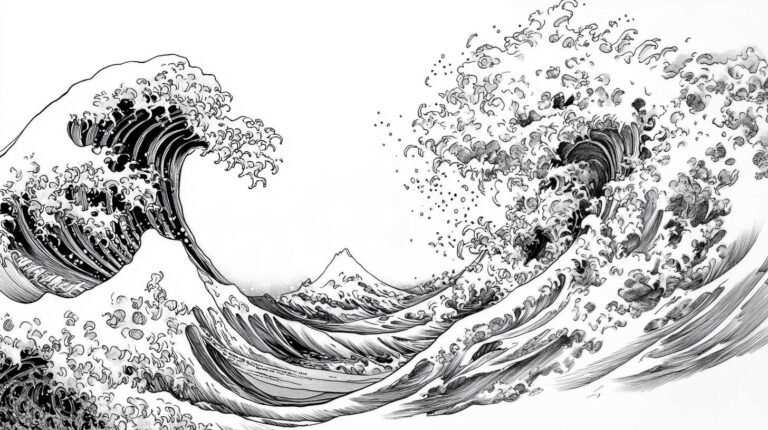 Asian Tattoo Sketches 4K HD Designs