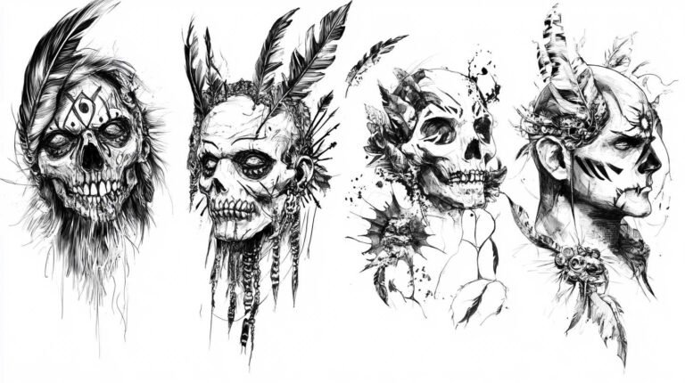 Awesome Tattoo Sketches 4K HD Designs