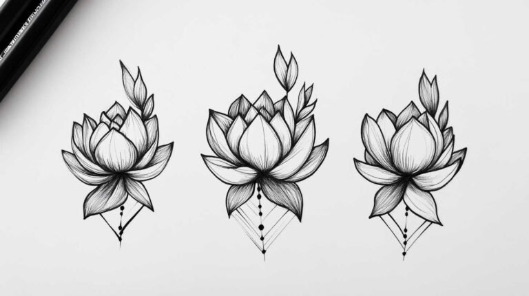Beginner Tattoo Sketches 4K HD Designs