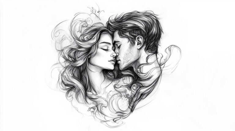 Couple Tattoo Sketch 4K HD Designs