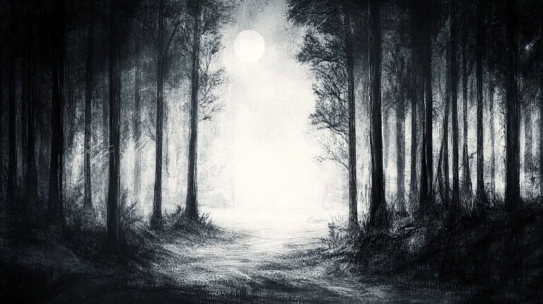 Forest Tattoo Sketch 4K HD Designs