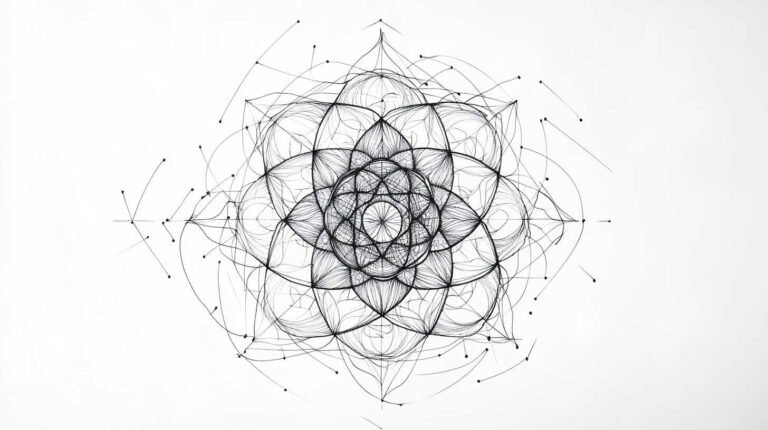 Geometric Tattoo Sketch 4K HD Designs