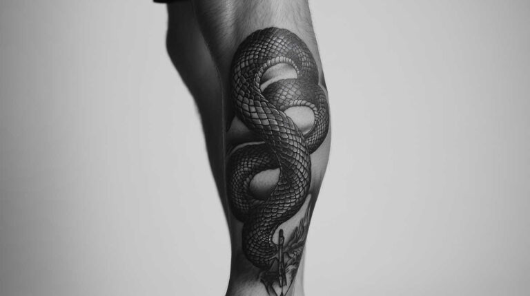 55 Calf Tattoos Men 4K HD Designs