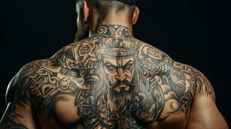 Full Back Tattoos Men 4K HD Designs