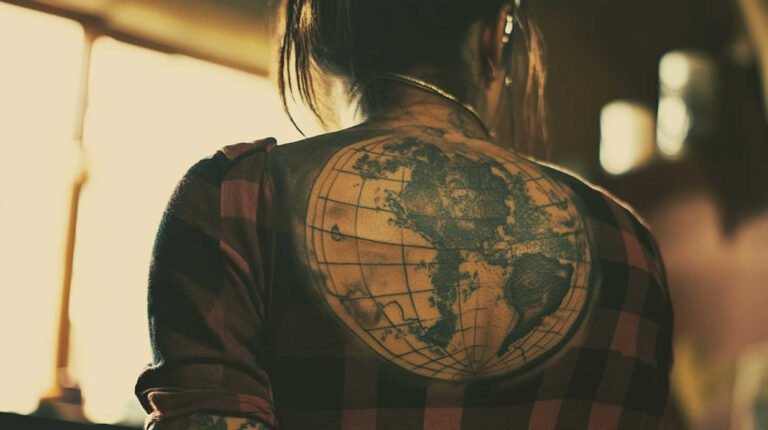Globe Tattoos Women 4K HD Designs