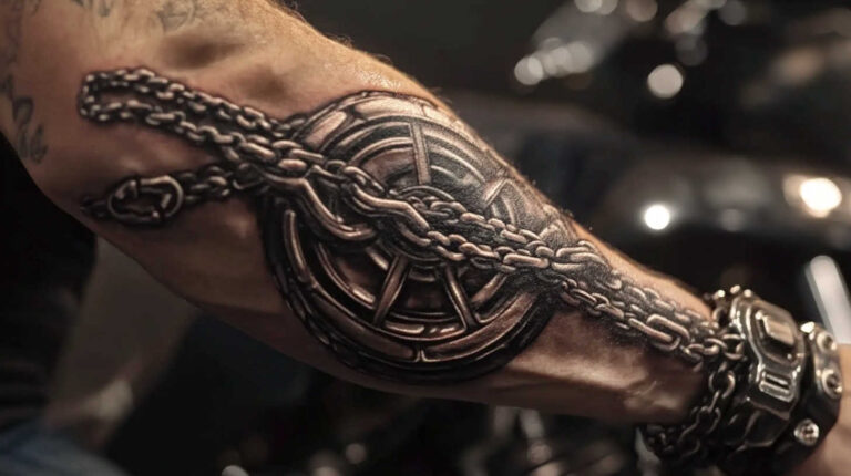 Motorcycle Tattoos Men 4K HD Designs
