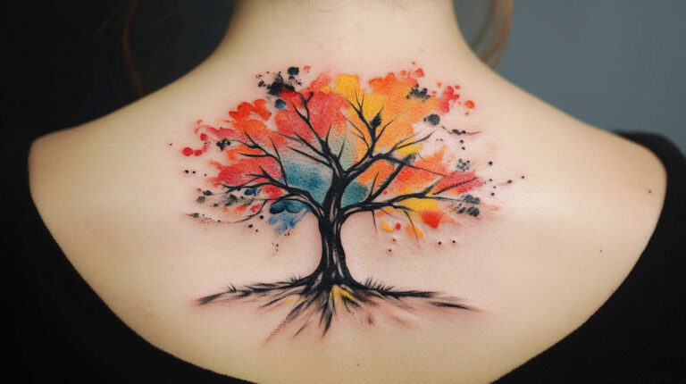 55 Watercolor Tattoos Women 4K HD Designs