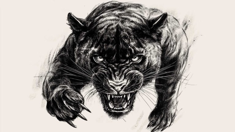 40 Black Panther Tattoo Sketch 4K HD Designs