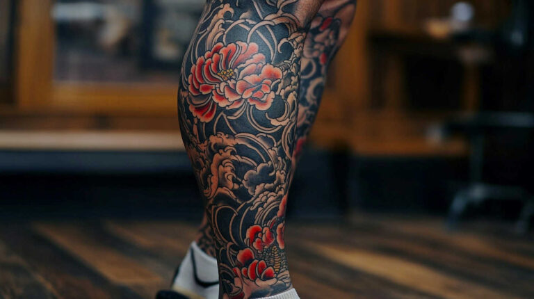 Leg Tattoos Men 4K HD Designs