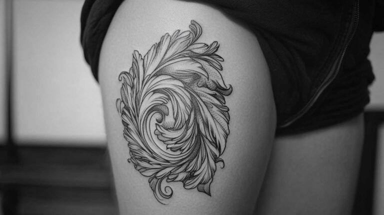 Thigh Tattoos Men 4K HD Designs