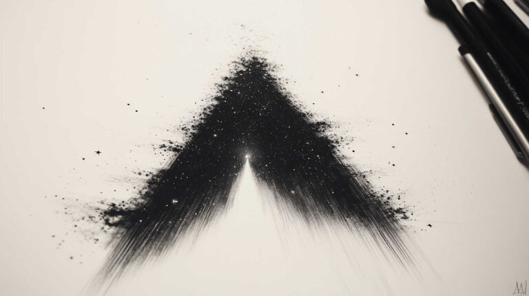 Galaxy Tattoo Sketch 4K HD Designs