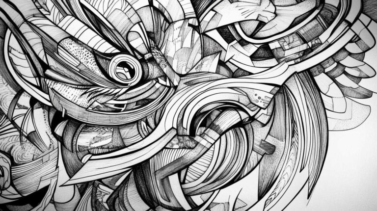 Patchwork Tattoo Sketch 4K HD Designs